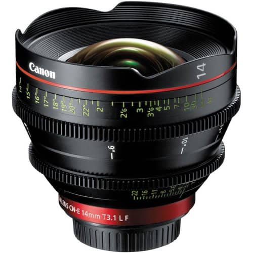 Canon CN-E 14mm T3.1L F Cinema Lens - Georges Cameras