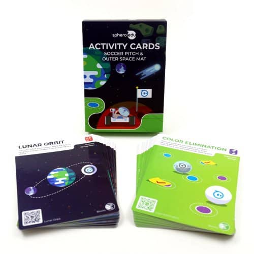 Sphero Space & Soccer Code Mat + Activity Card Set