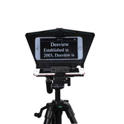 Desview T2 Teleprompter for Smartphone/Tablet/DSLR Camera w/ Lens Adapter Rings