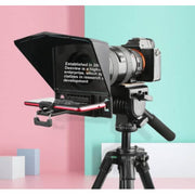 Desview T2 Teleprompter for Smartphone/Tablet/DSLR Camera w/ Lens Adapter Rings