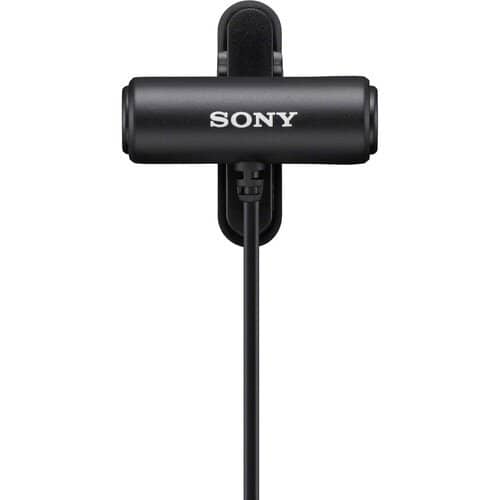 Sony ECM-LV1 Compact Stereo Lavalier Microphone with 3.5mm TRS Connector