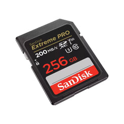 SanDisk Extreme Pro SDXC 256GB 200MB/s Read 90MB/s Write V30 Memory Ca - Georges Cameras