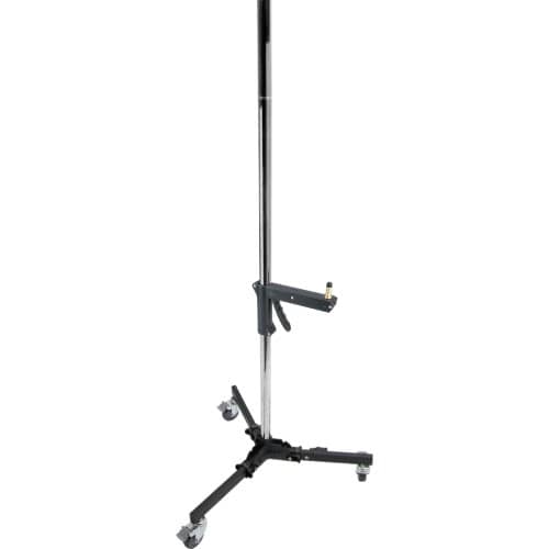 KUPO 390M Steel Column Studio Roller Stand With Sliding Arm
