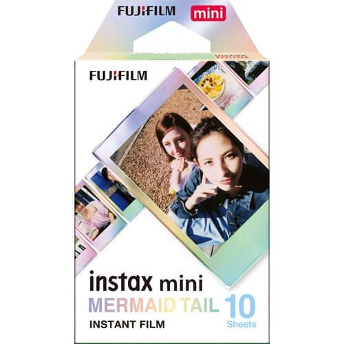 FUJIFILM Instax mini Mermaid Tail Film 10 Pack - Suitable for Instax mini Range 1