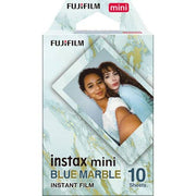 FUJIFILM Instax mini Blue Marble Film 10 Pack - Suitable for Instax mini Range 1
