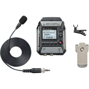 Zoom F1-LP 2-Input / 2-Track Portable Field Recorder with Lavalier Microphone