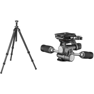 Gitzo GT3532 Mountaineer Series 3 Carbon Fiber Tripod with 3-Way Fluid Head Kit
