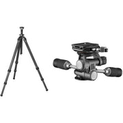 Gitzo GT3532 Mountaineer Series 3 Carbon Fiber Tripod with 3-Way Fluid Head Kit