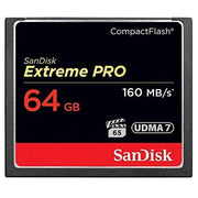 SanDisk Extreme PRO 64GB Compact Flash 160MB/s Memory Card