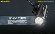 Nitecore HM01 lightweight 320 lumen tactical helmet light