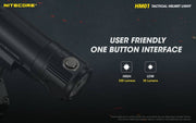 Nitecore HM01 lightweight 320 lumen tactical helmet light