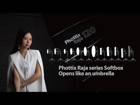 Phottix Softbox QuickFold RAJA 60x90cm Baffle Diff Grid Bowen S Mount