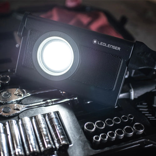LEDLENSER iF4R Rechargeable Floodlight and Power Bank with Bluetooth Speaker