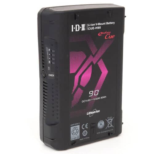 IDX 3x ID-CUE-H90 Batteries and 1x VL-2X 2-Channel Sequential Quick Charger