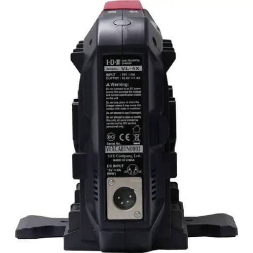 Bundle Includes 4x ID-CUE-H90 Batteries and 1x VL-4X 4-Channel Dual Sequential Charger