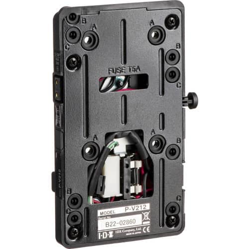 IDX ENDURA V-Mount Plate with Dual D-Taps & Digi-View (12V)