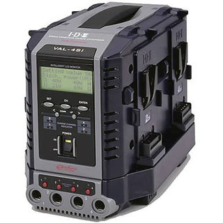 IDX 8-Channel (4+4) Simultaneous Quick Charger with BMS, LCD Display and Discharge Function