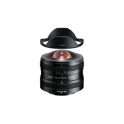 Tokina SZ 8mm F2.8 X Fish-Eye Wide Prime Lens for Fujifilm X Series