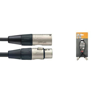 Stagg N Series Patch Cable Male XLR to Female XLR - 30cm/1ft