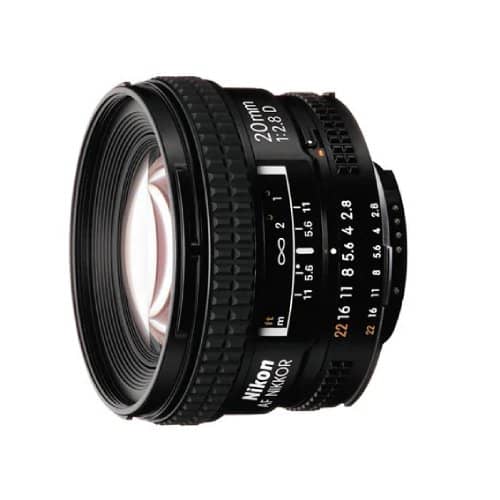 Nikon AF NIKKOR 20mm f/2.8D Lens