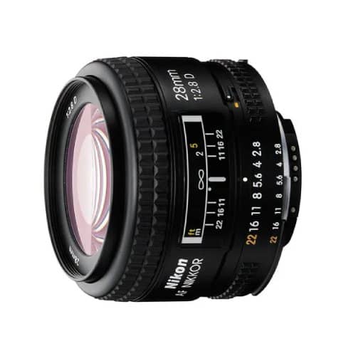 Nikon AF NIKKOR 28mm f/2.8D Lens