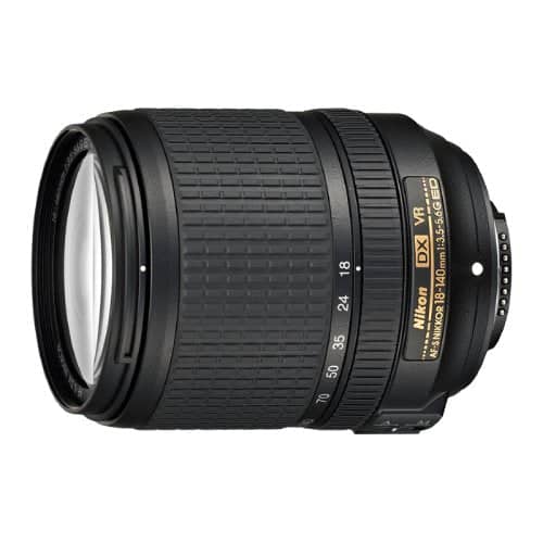 Nikon AF-S DX NIKKOR 18-140mm f/3.5-5.6G ED VR Lens