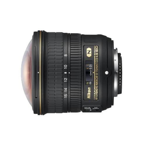 Nikon AF-S NIKKOR Fisheye 8-15mm f/3.5-4.5E ED Lens