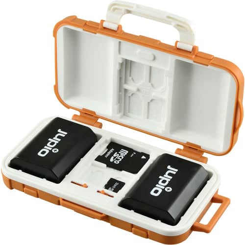 Jupio Hard Case for 2 Batteries and up to 14 Memory Cards
