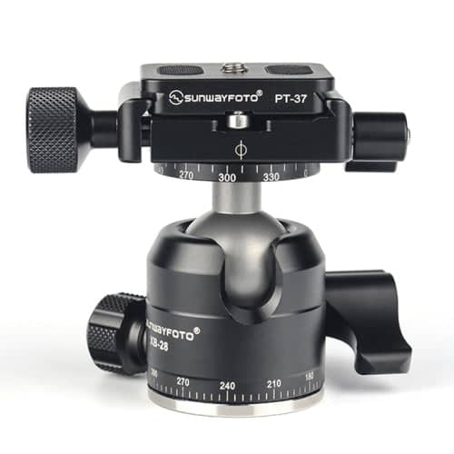Sunwayfoto T1C30N-T Mini Carbon Fibre Tripod with XB-28II Ball head