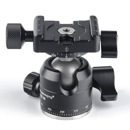 Sunwayfoto T1C30N-T Mini Carbon Fibre Tripod with XB-28II Ball head