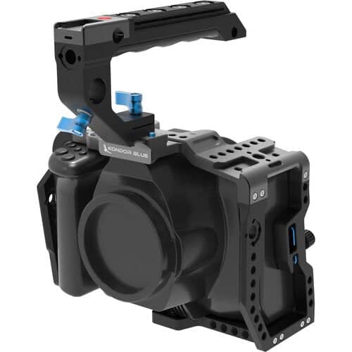 Kondor Blue Blackmagic Pocket 6K Pro Cage - With Top Handle (Black)