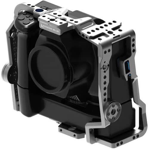 Kondor Blue BMPCC 6K Pro Battery Grip Cage (Space Grey)