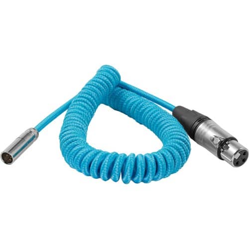 Kondor Blue Coiled Mini XLR to XLR for C70 & BMPCC4K/6K (30 to 60cm)