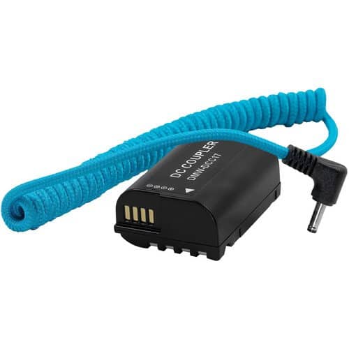 Kondor Blue DC 1.35/3.5 to Lumix GH5 S5 Dummy Battery DMW-BLK22 Cable