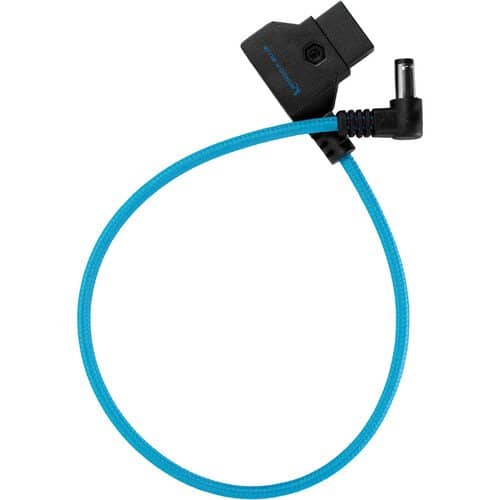 Kondor Blue 38cm D-Tap to DC Right Angle Straight Cable (5.5 x 2.5mm) (Canon C70)
