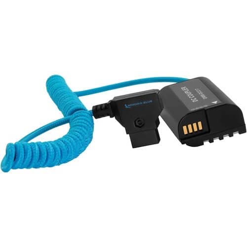 Kondor Blue D Tap to Lumix S5 GH5 DMW-BLK22 Dummy Battery Cable