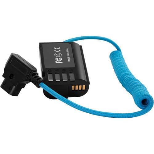 Kondor Blue D Tap to Lumix S5 GH5 DMW-BLK22 Dummy Battery Cable