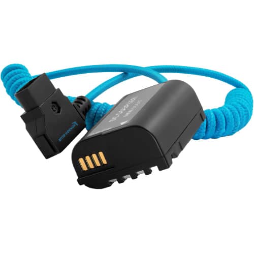 Kondor Blue D Tap to Lumix S5 GH5 DMW-BLK22 Dummy Battery Cable