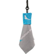 Kondor Blue Micro Fiber Lens Wipe Cloth with Pouch and Clip