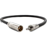 Kondor Blue Mini XLR to 3.5mm Locking Screw Mini Plug for Lavalier Mics and BMPCC 4K/6K - Black