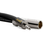 Kondor Blue 35.5cm Mini XLR Male to 3.5mm Mono Mini Plug Audio Cable for RODE on Camera Mic Systems and Shotguns