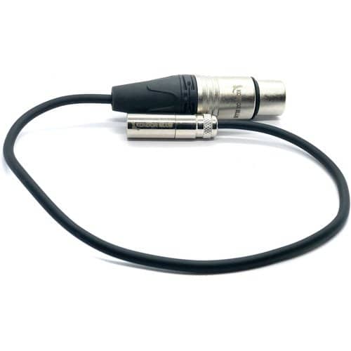 Kondor Blue Mini XLR to XLR for Blackmagic Pocket 4K/6K Camera - Black - 40cm