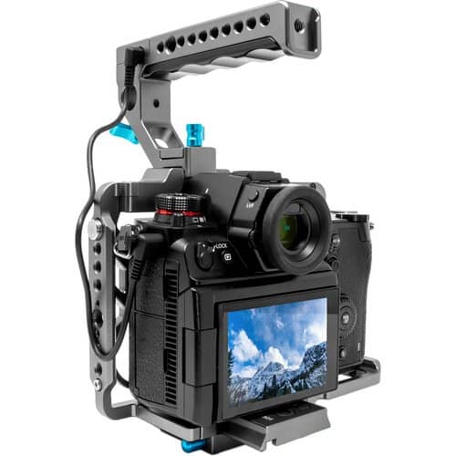 Kondor Blue Panasonic Lumix S1H Cage with Remote Trigger Handle (S1/S1R/S1H) (Space Grey)