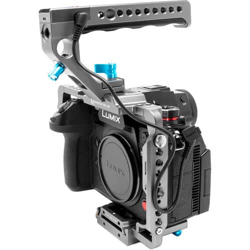 Kondor Blue Panasonic Lumix S1H Cage with Remote Trigger Handle (S1/S1R/S1H) (Space Grey)