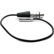 Kondor Blue TA4M Mini XLR 4 Pin Male to Female XLR Braided Audio Cable 40cm