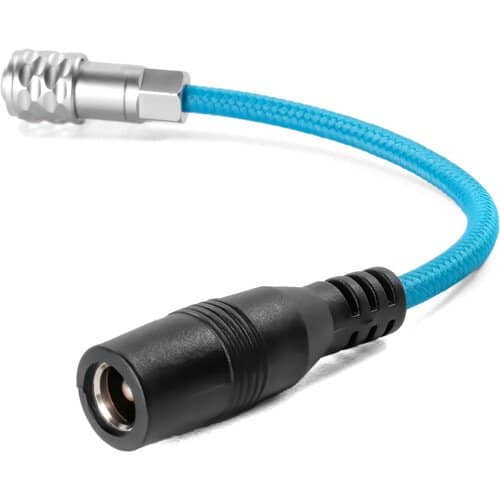 Kondor Blue BMPCC6K/4K to DC 5.5/2.5 Barrel Socket Power Adapter Cable (Female) 15cm - Blue