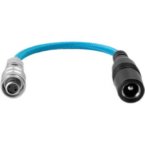 Kondor Blue BMPCC6K/4K to DC 5.5/2.5 Barrel Socket Power Adapter Cable (Female) 15cm - Blue