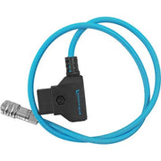 Kondor Blue D-Tap to BMPCC 4K 6K Power Cable for Blackmagic Pocket Cinema Camera 4K P-Tap 50cm - Blue