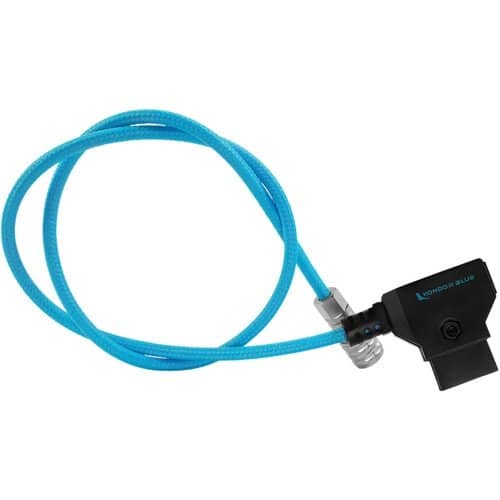 Kondor Blue D-Tap to BMPCC 4K 6K Power Cable for Blackmagic Pocket Cinema Camera 4K P-Tap 50cm - Blue