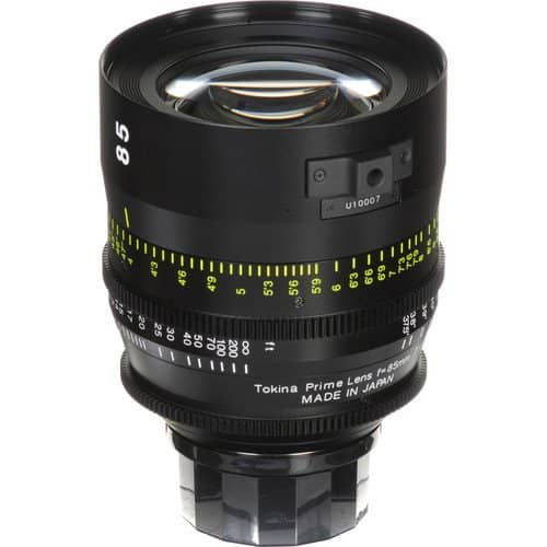 Tokina Cinema Vista 85mm T1.5 Lens for PL Mount